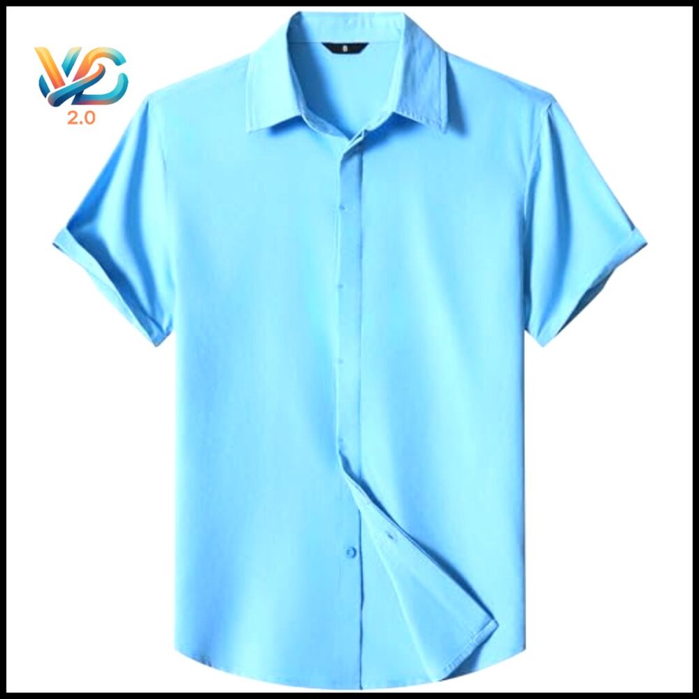 Lightweight Stretch Button Down Shirt Casual Vaca… - image 3